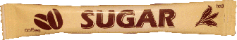 Сахар стик 5 г с логотипом SUGAR